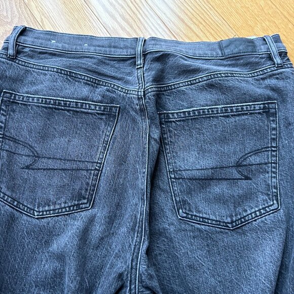 American Eagle High Waist Baggy Straight Jean - Picture 2 of 5